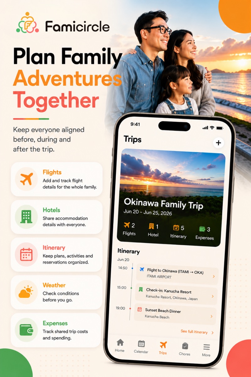 Plan family adventures together